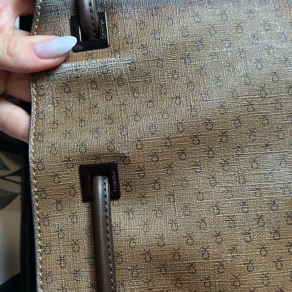 Calvin Klein Tan and Brown Bucket Bag - Picture 7 of 8